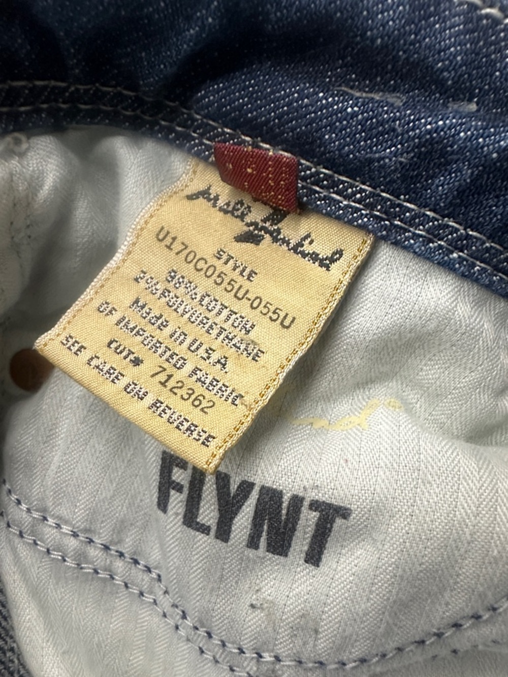 7 For All Mankind Flynt Bootcut Denim Y2K Jeans - Picture 7 of 8
